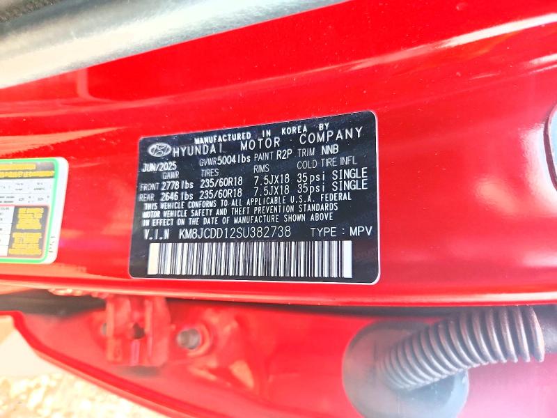 Aukcja sprzedaży 2025 Hyundai Tucson, vin: KM8JCDD12SU382738, numer aukcji: 60077976