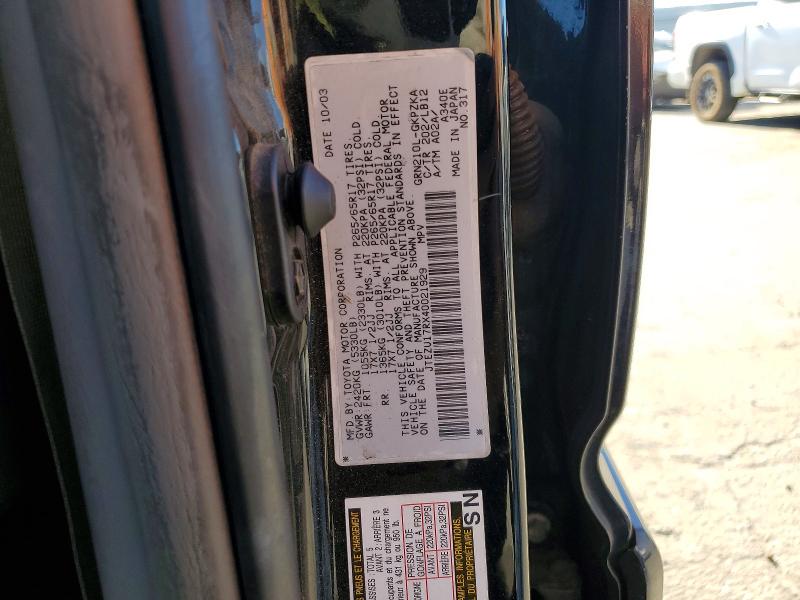 Aukcja sprzedaży 2004 Toyota 4runner, vin: JTEZU17RX40021929, numer aukcji: 61057916