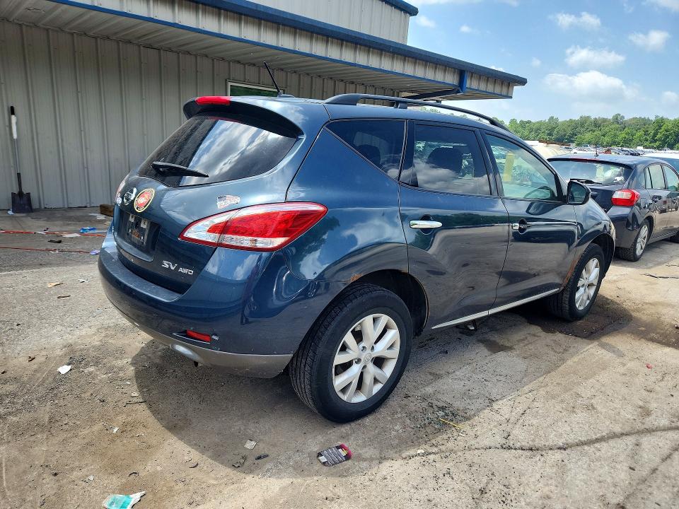 2012 Nissan Murano მანქანა იყიდება აუქციონზე, vin: JN8AZ1MW6CW220232, აუქციონის ნომერი: 57999756