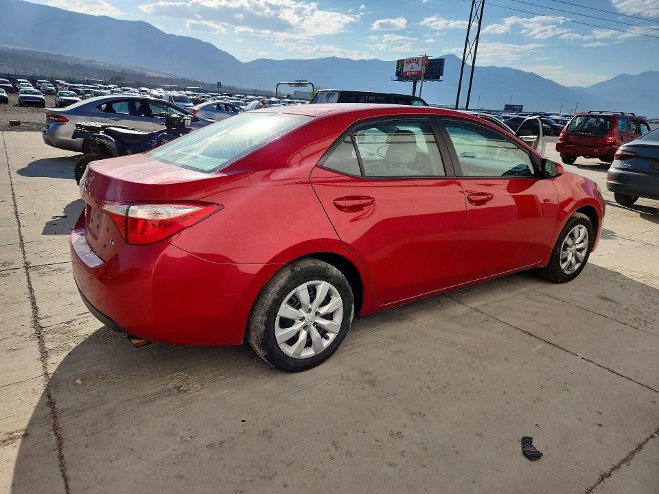 2015 Toyota Corolla მანქანა იყიდება აუქციონზე, vin: 2T1BURHE0FC348302, აუქციონის ნომერი: 63244286