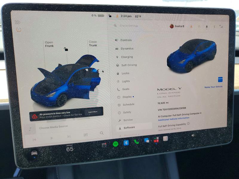 59200596 :رقم المزاد ، 7SAYGDEE8RA239188 vin ، 2024 Tesla Model Y مزاد بيع