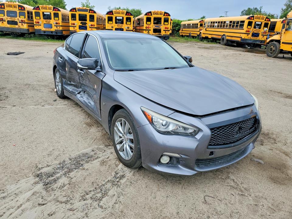 Продажа на аукционе авто 2014 Infiniti Q50, vin: JN1BV7AR8EM681933, номер лота: 61753576