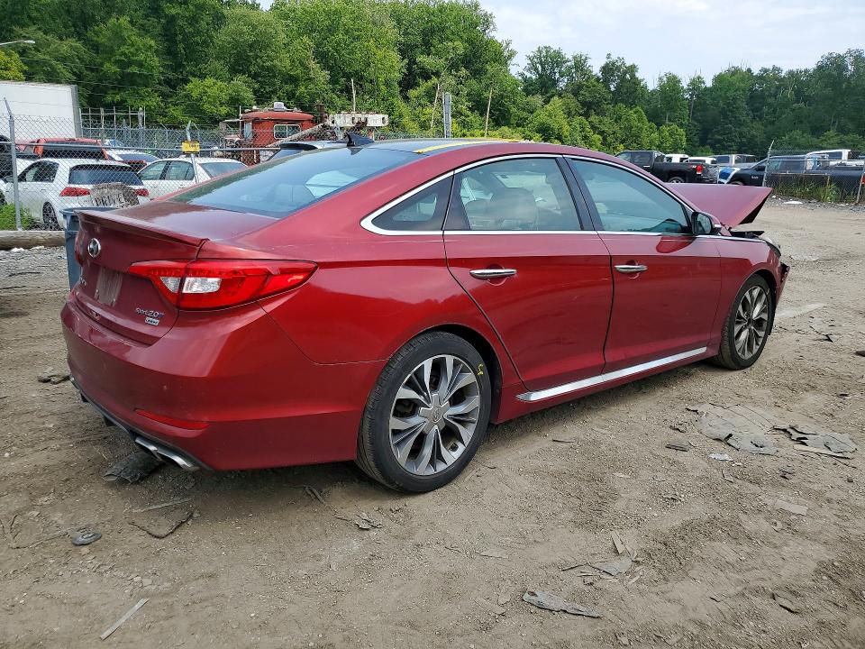 62782276 :رقم المزاد ، 5NPE34AB3FH182633 vin ، 2015 Hyundai Sonata مزاد بيع
