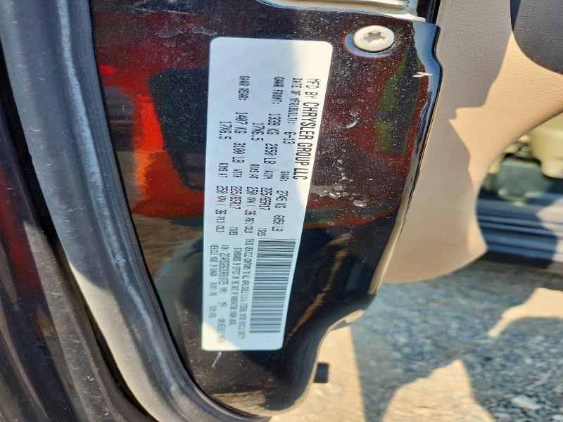 63417536 :رقم المزاد ، 2C4RDGBG2DR810725 vin ، 2013 Dodge Grand Caravan مزاد بيع