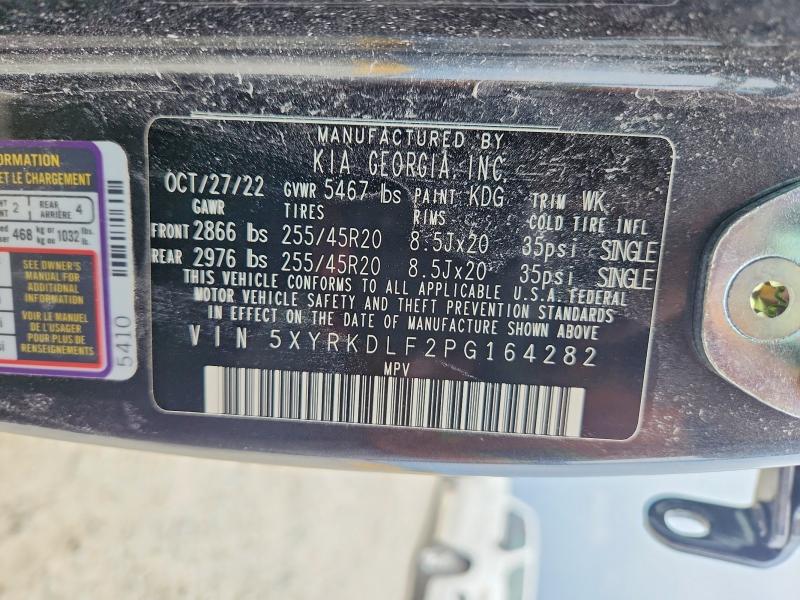 61516716 :رقم المزاد ، 5XYRKDLF2PG164282 vin ، 2023 Kia Sorento مزاد بيع