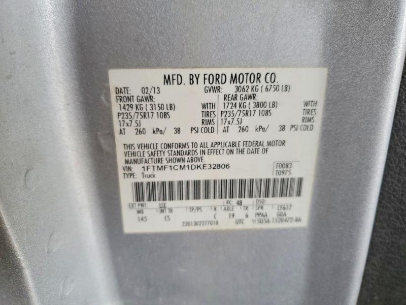 Продаж на аукціоні авто 2013 Ford F150, vin: 1FTMF1CM1DKE32806, номер лоту: 61667146