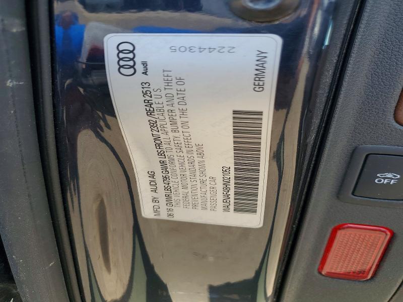 Aukcja sprzedaży 2017 Audi A4, vin: WAUENAF48HN021052, numer aukcji: 59372436
