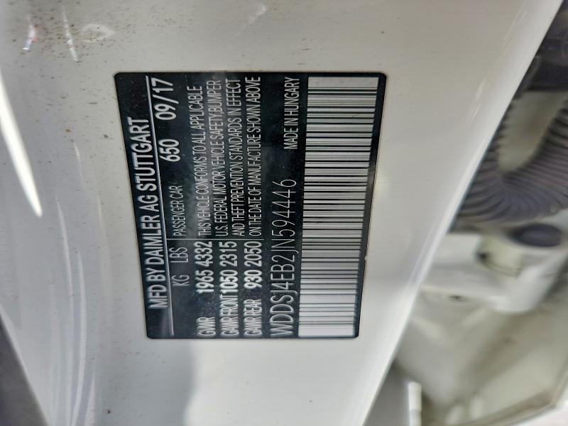 Продажа на аукционе авто 2018 Mercedes-benz Cla, vin: WDDSJ4EB2JN594446, номер лота: 60948126