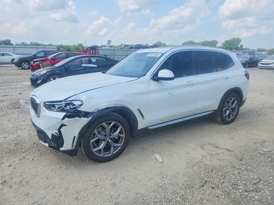 Aukcja sprzedaży 2022 Bmw X3, vin: 5UX53DP02N9L16513, numer aukcji: 59616496