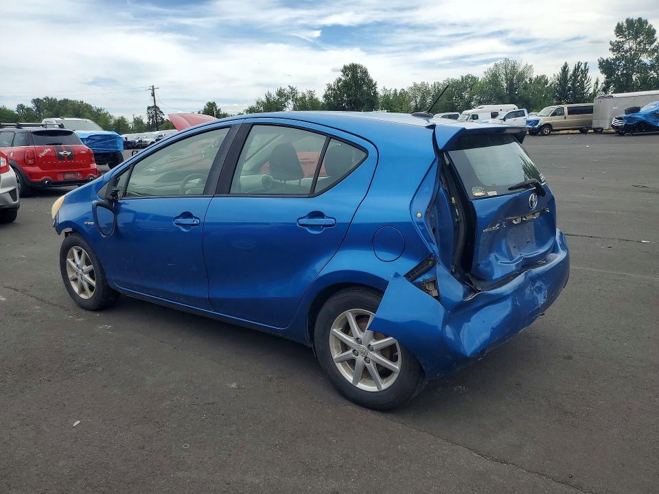 59725086 :رقم المزاد ، JTDKDTB3XC1014072 vin ، 2012 Toyota Prius C مزاد بيع