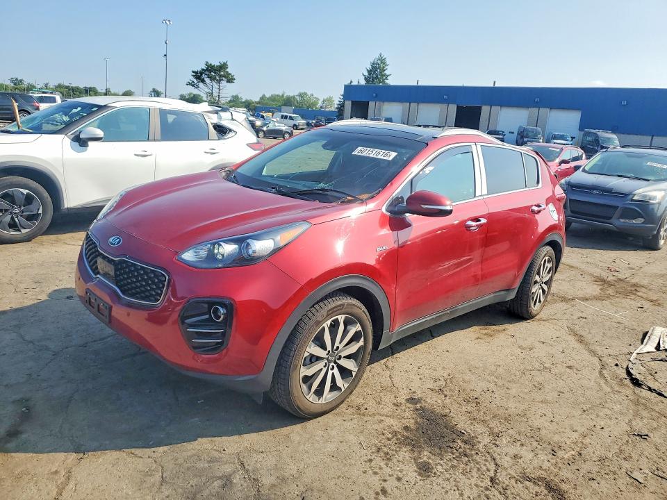 60151616 :رقم المزاد ، KNDPNCAC9H7145325 vin ، 2017 Kia Sportage مزاد بيع