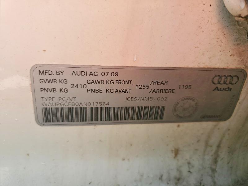 Aukcja sprzedaży 2010 Audi A6, vin: WAUPGCFB0AN017564, numer aukcji: 61788146