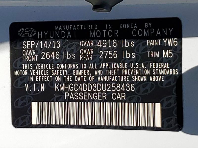 Продаж на аукціоні авто 2013 Hyundai Genesis, vin: KMHGC4DD3DU258436, номер лоту: 61547726