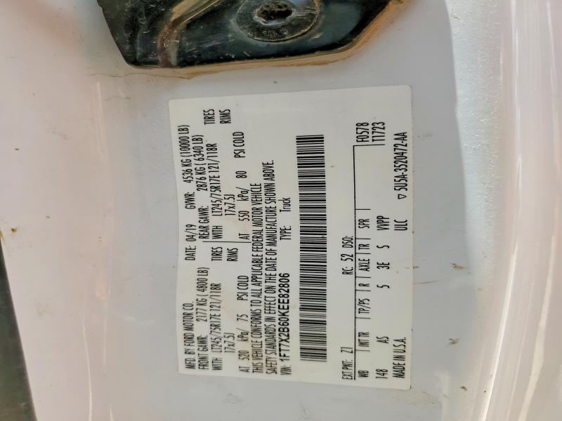 Aukcja sprzedaży 2019 Ford F250, vin: 1FT7X2B60KEE82806, numer aukcji: 59379756