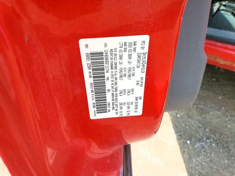 61565946 :رقم المزاد ، 1D4HB38N56F121744 vin ، 2006 Dodge Durango مزاد بيع