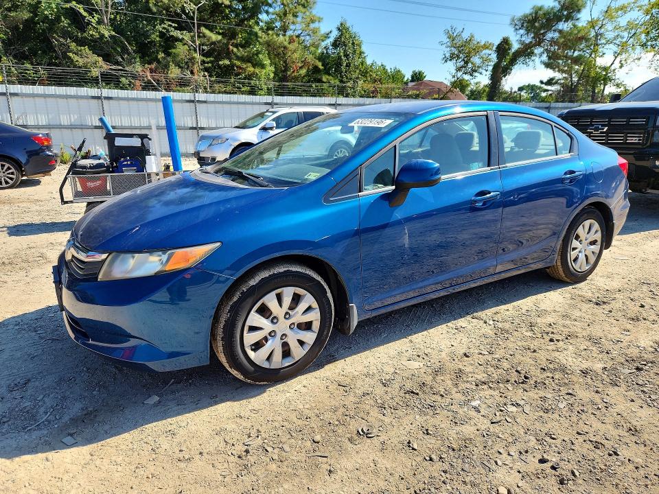 Auction sale of the 2012 Honda Civic, vin: 2HGFB2F50CH537116, lot number: 63229196