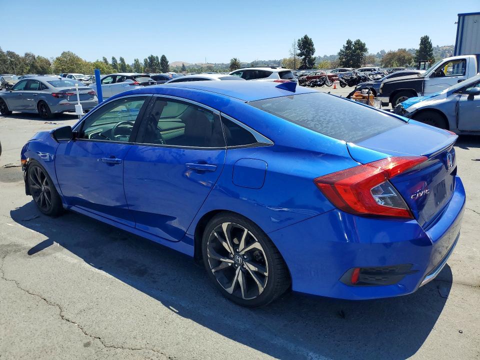 Продажа на аукционе авто 2019 Honda Civic, vin: JHMFC1F31KX006195, номер лота: 61756396