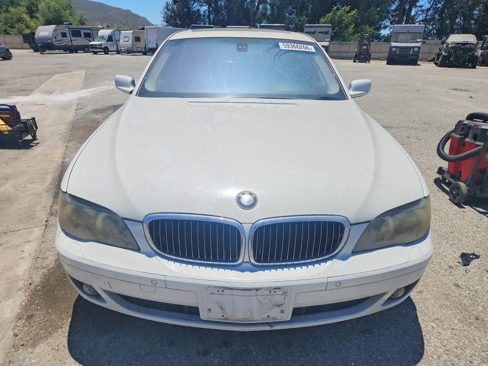 59366266 :رقم المزاد ، WBAHL83536DT00145 vin ، 2006 Bmw 750 مزاد بيع