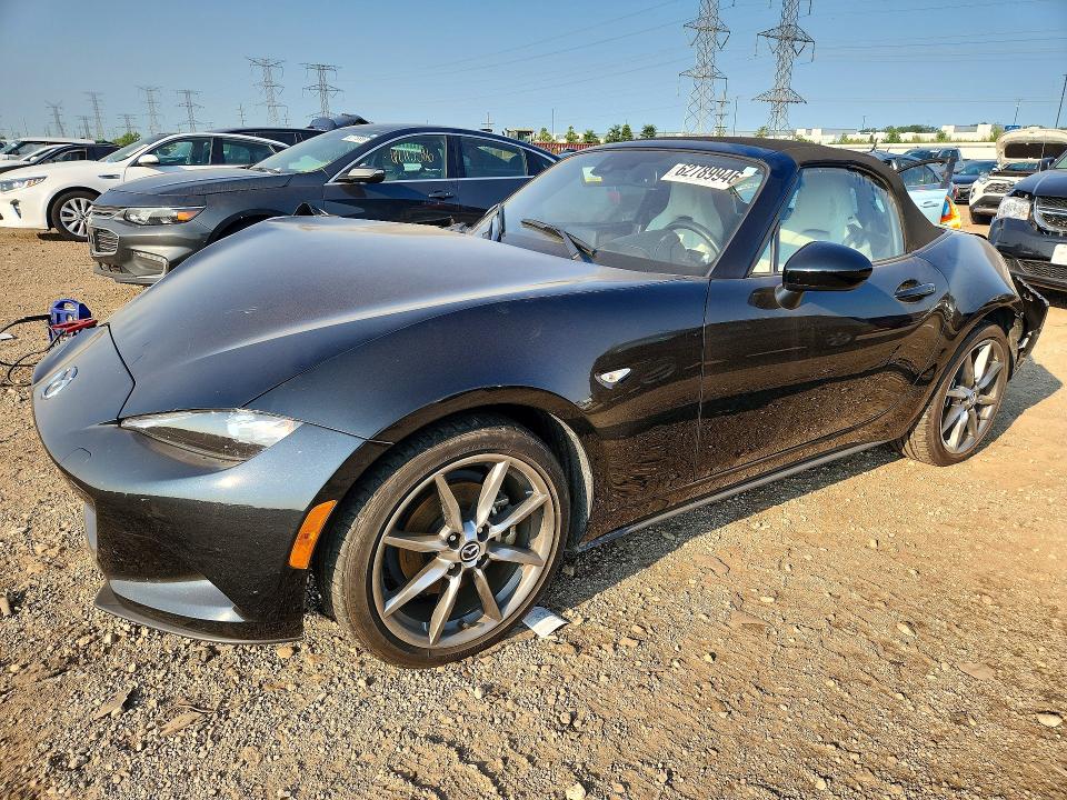 2021 Mazda Mx-5 Miata მანქანა იყიდება აუქციონზე, vin: JM1NDAD77M0452430, აუქციონის ნომერი: 62789946