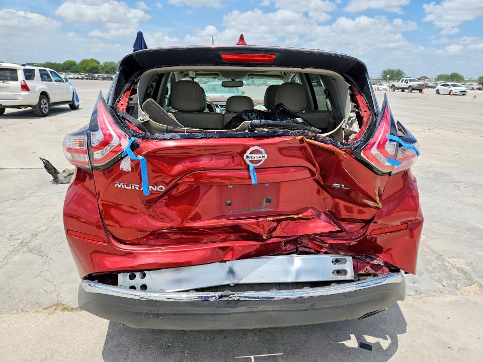2016 Nissan Murano მანქანა იყიდება აუქციონზე, vin: 5N1AZ2MG4GN165524, აუქციონის ნომერი: 58971436