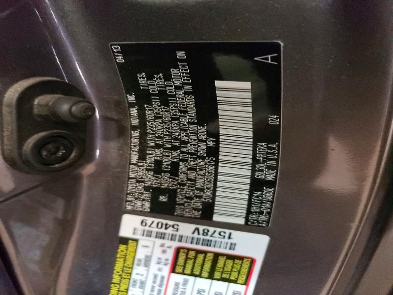 Aukcja sprzedaży 2013 Toyota Sienna, vin: 5TDKK3DC5DS366175, numer aukcji: 61149636