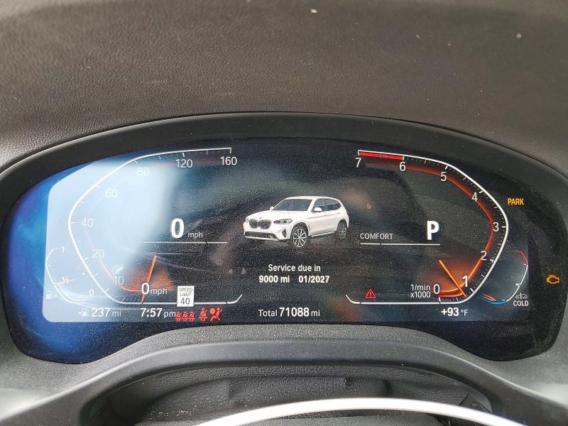 2024 Bmw X3 მანქანა იყიდება აუქციონზე, vin: 5UX43DP00R9V22558, აუქციონის ნომერი: 61426896