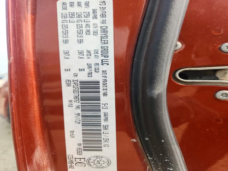 2013 Dodge Journey მანქანა იყიდება აუქციონზე, vin: 3C4PDDFG5DT708767, აუქციონის ნომერი: 62320636