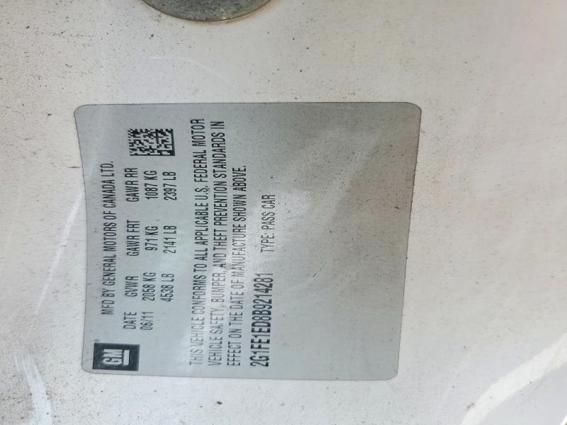 Продажа на аукционе авто 2011 Chevrolet Camaro, vin: 2G1FE1ED8B9214281, номер лота: 60298676