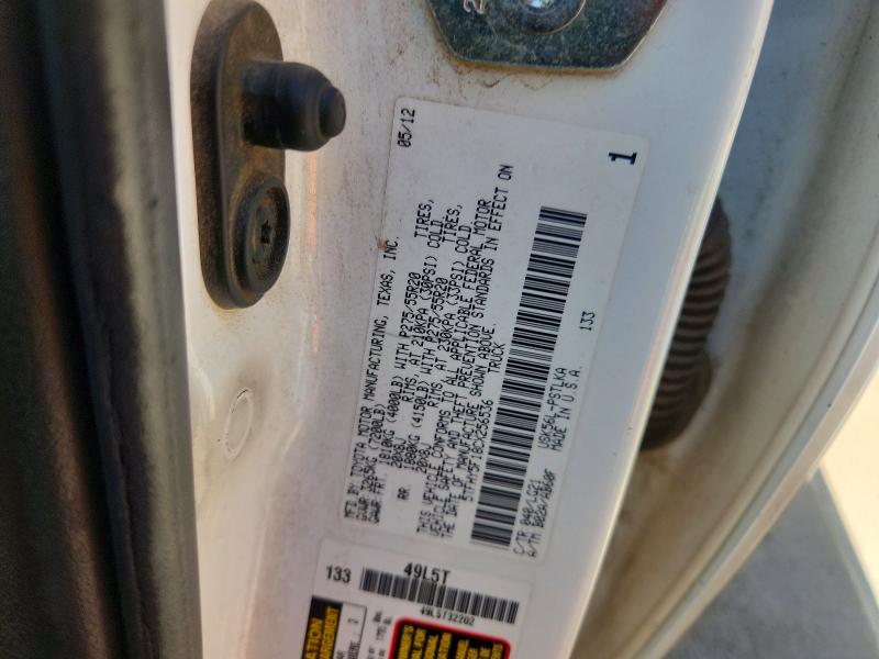 Продажа на аукционе авто 2012 Toyota Tundra, vin: 5TFHY5F18CX256536, номер лота: 61985416