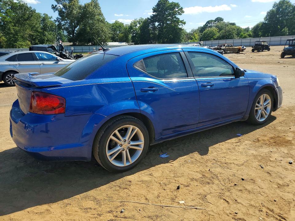 62334976 :رقم المزاد ، 1C3CDZAG7EN148839 vin ، 2014 Dodge Avenger مزاد بيع