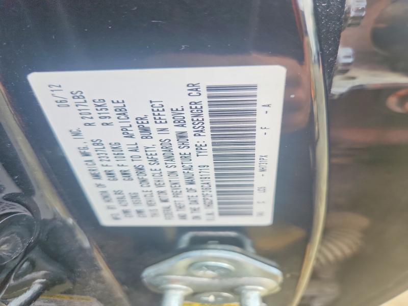 Продаж на аукціоні авто 2012 Honda Accord, vin: 1HGCP2F36CA191719, номер лоту: 61502236