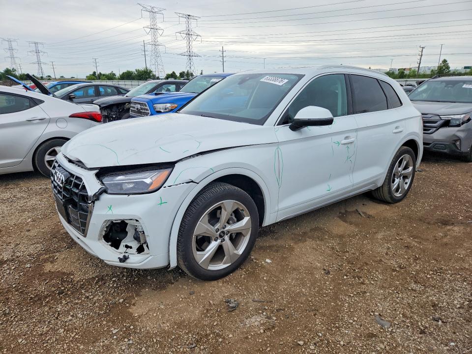 Продаж на аукціоні авто 2021 Audi Q5, vin: WA1BAAFY7M2073606, номер лоту: 63338876