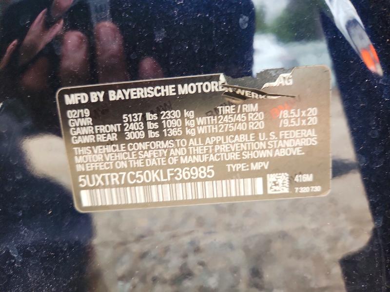 Aukcja sprzedaży 2019 Bmw X3, vin: 5UXTR7C50KLF36985, numer aukcji: 60259846