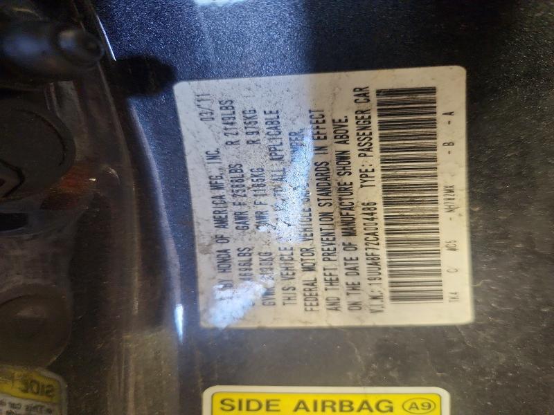 Продаж на аукціоні авто 2012 Acura Tl, vin: 19UUA8F72CA004486, номер лоту: 59308606