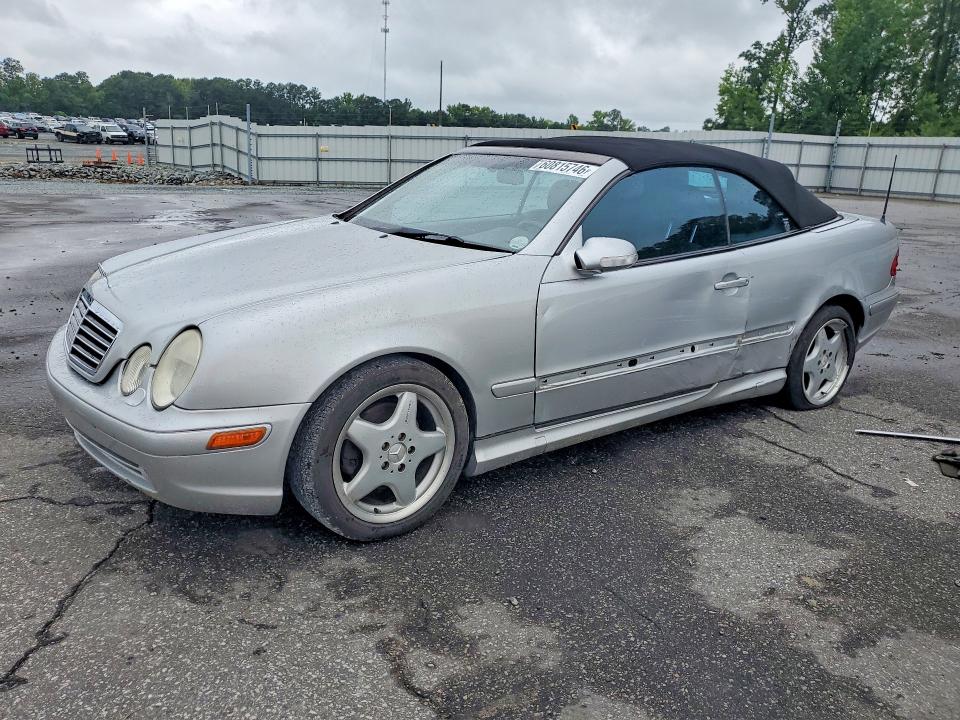 2001 Mercedes-benz Clk მანქანა იყიდება აუქციონზე, vin: WDBLK70G81T056523, აუქციონის ნომერი: 60815746