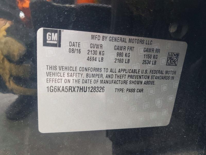 Aukcja sprzedaży 2017 Cadillac Ct6, vin: 1G6KA5RX7HU128326, numer aukcji: 61969916