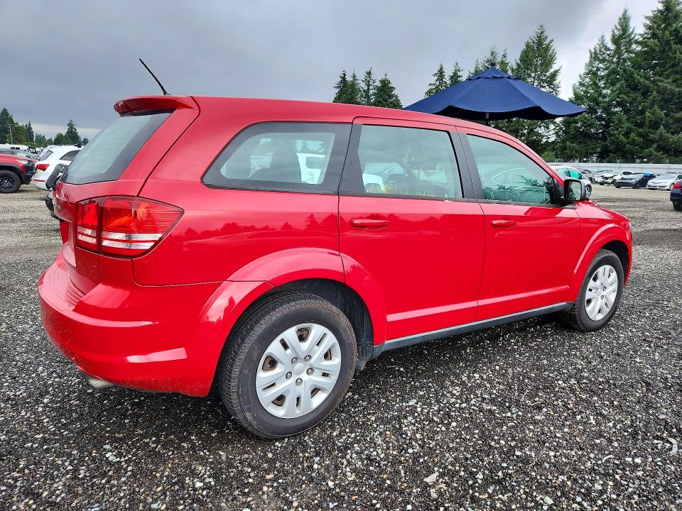 2013 Dodge Journey მანქანა იყიდება აუქციონზე, vin: 3C4PDCAB5DT710007, აუქციონის ნომერი: 61559816