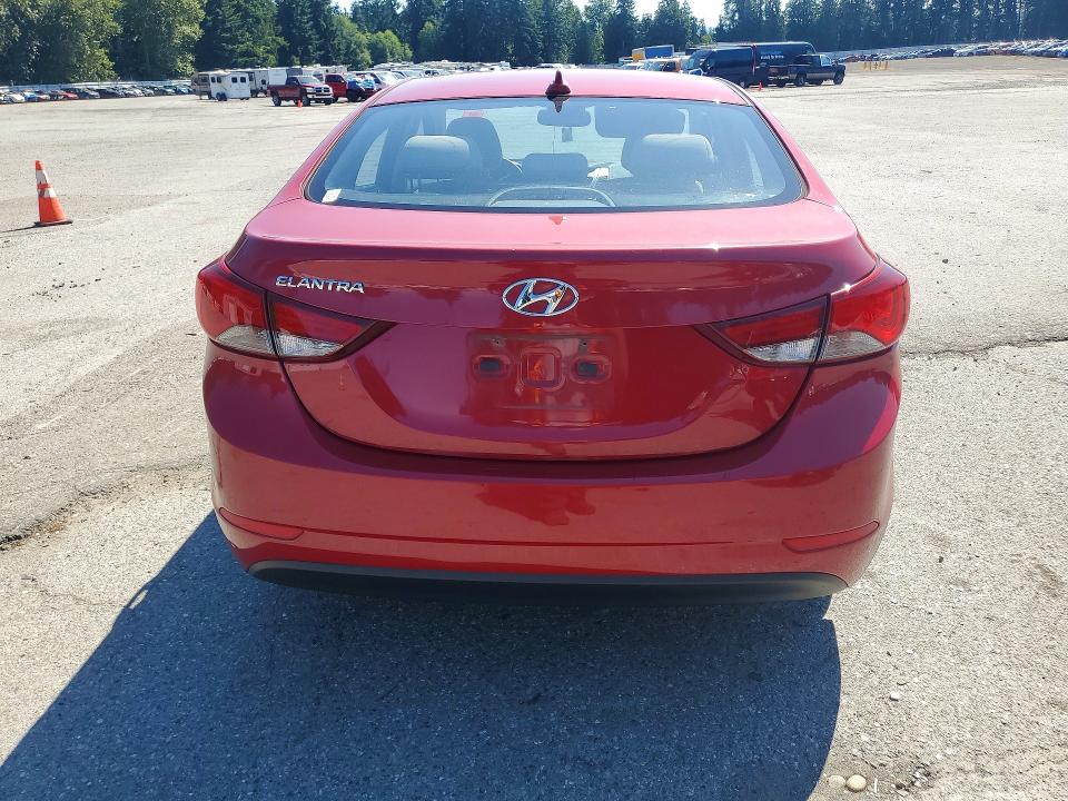 61401246 :رقم المزاد ، KMHDH4AE1GU526566 vin ، 2016 Hyundai Elantra مزاد بيع