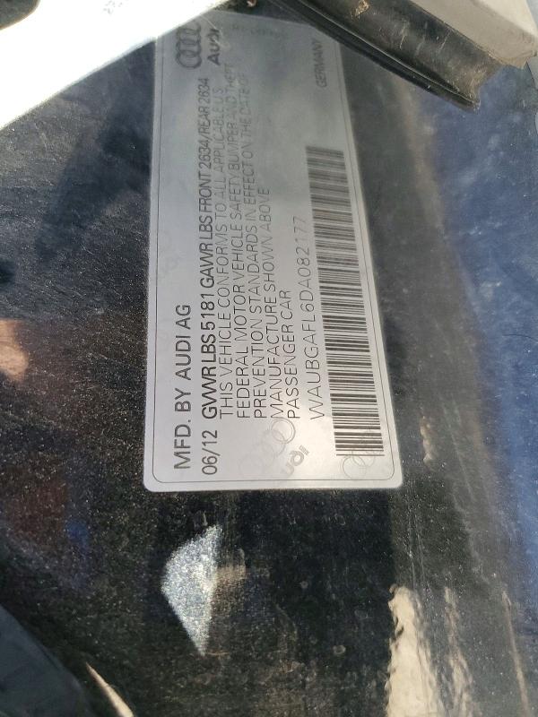 Auction sale of the 2013 Audi S4, vin: WAUBGAFL6DA082177, lot number: 60174616