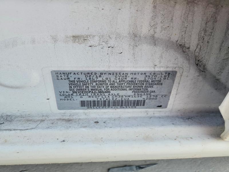 61506326 :رقم المزاد ، 3N1CE2CP4JL365405 vin ، 2018 Nissan Versa Note مزاد بيع