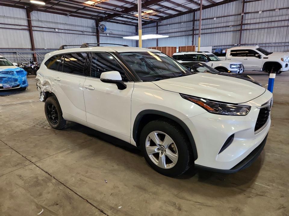 2021 Toyota Highlander მანქანა იყიდება აუქციონზე, vin: 5TDCZRAH3MS043018, აუქციონის ნომერი: 59970846
