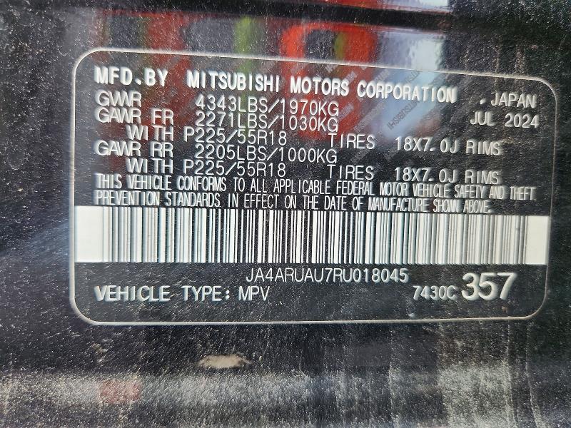 Продаж на аукціоні авто 2024 Mitsubishi Outlander Sport, vin: JA4ARUAU7RU018045, номер лоту: 59639166