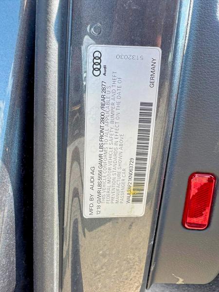 Продаж на аукціоні авто 2019 Audi A6, vin: WAUL2AF21KN063729, номер лоту: 61194126