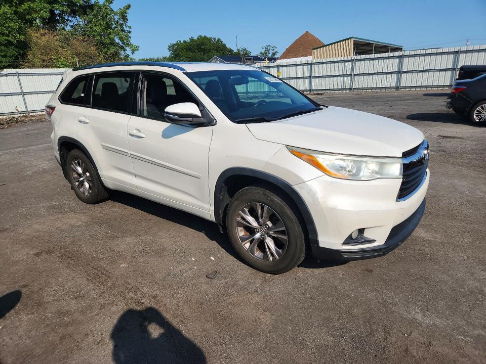 2014 Toyota Highlander მანქანა იყიდება აუქციონზე, vin: 5TDJKRFHXES029526, აუქციონის ნომერი: 62133966