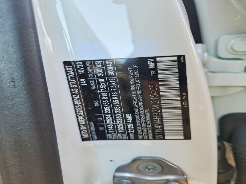 62231126 :رقم المزاد ، W1N4N4HB2MJ215405 vin ، 2021 Mercedes-benz Gla مزاد بيع