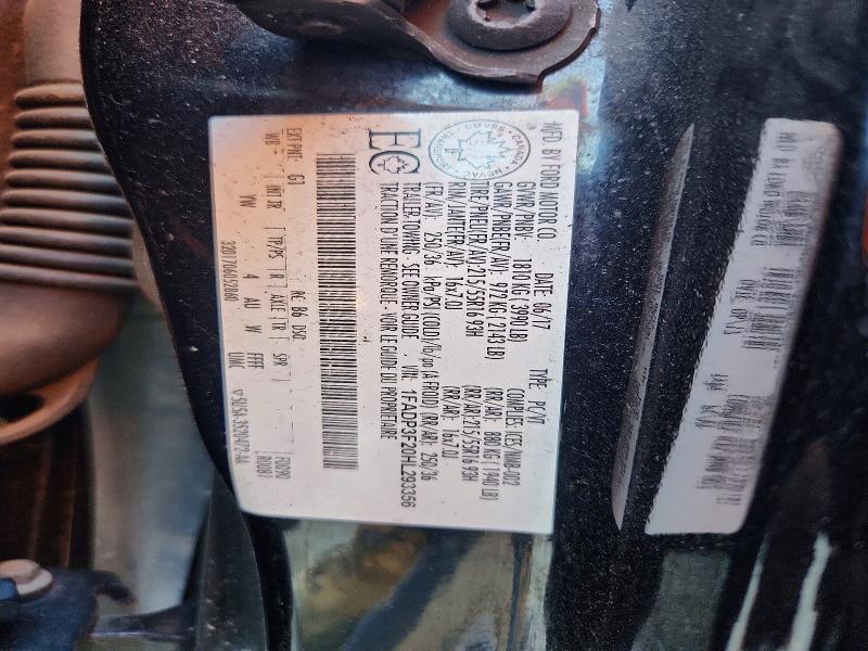 Продажа на аукционе авто 2017 Ford Focus, vin: 1FADP3F20HL293356, номер лота: 59973506