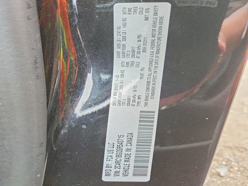 2025 Chrysler Pacifica მანქანა იყიდება აუქციონზე, vin: 2C4RC1BG0SR540715, აუქციონის ნომერი: 59999496