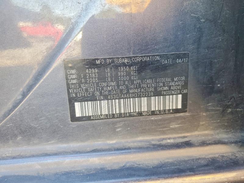 Aukcja sprzedaży 2017 Subaru Impreza, vin: 4S3GTAA68H3732238, numer aukcji: 60379756