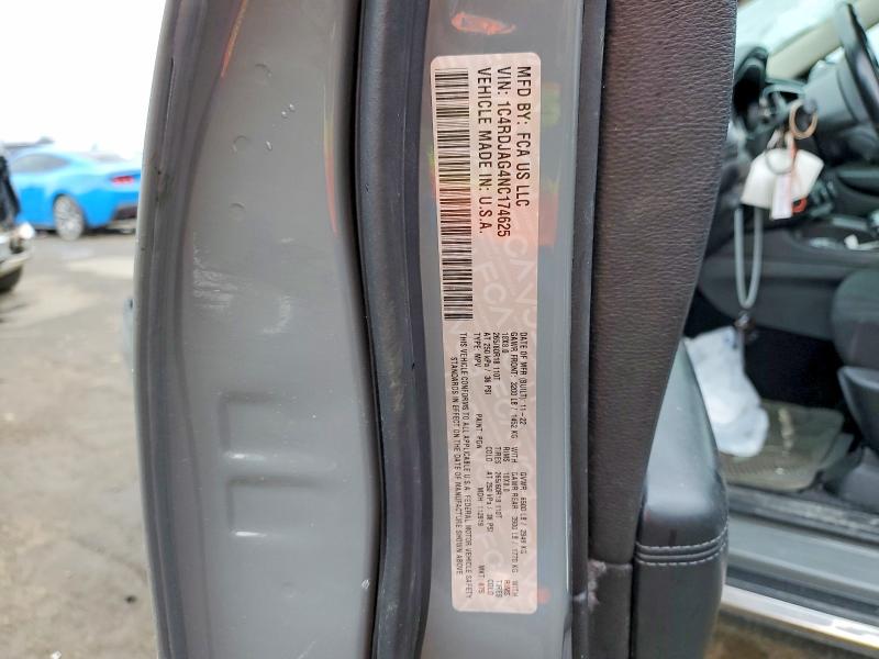 Продаж на аукціоні авто 2022 Dodge Durango, vin: 1C4RDJAG4NC174625, номер лоту: 61014506