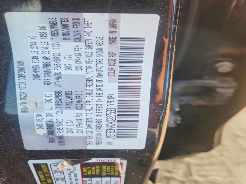 Aukcja sprzedaży 2010 Mazda Cx-9, vin: JM3TB3MA0A0227533, numer aukcji: 61427446